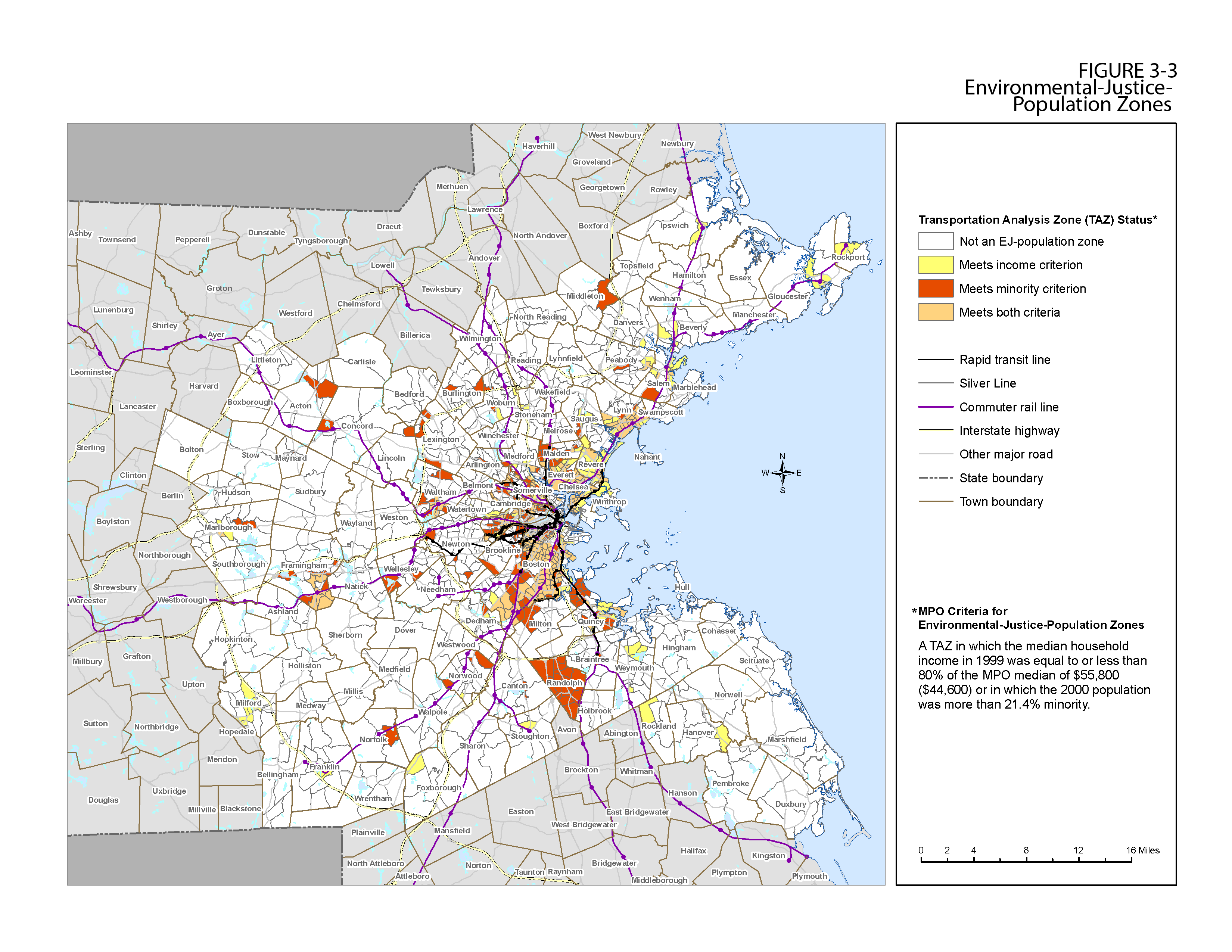 Figure 3-3: Environmental-Justice Population ZonesMAP